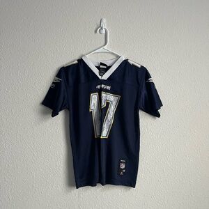 Los Angeles Chargers Rivers jersey youth size M reebok navy San Diego